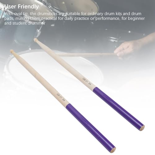 Baquetas de reemplazo de madera de arce Drum Stick 5A, adecuadas para bateristas profesionales y principiantes miniatura 4