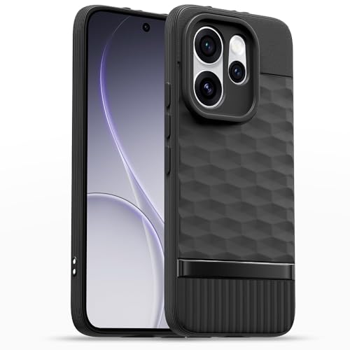 Image of Shockproof Case Compatible with Oppo Reno15 Pro 5G | Full Camera Protection | TPU Flexible Back Cover for Oppo Reno15 Pro 5G / 15 Pro Mini 5G (Matte Black)
