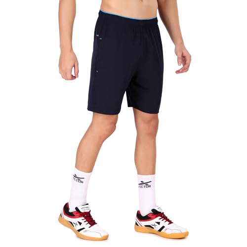 Image of VECTOR X Solid Men Sports Shorts Polyester with Right Pocket (Pack of 1)