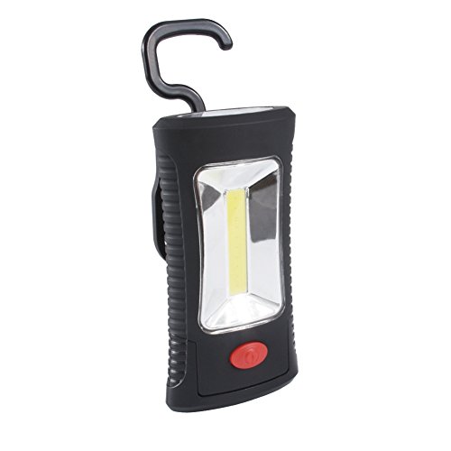 LED Arbeitsleuchte Taschenlampe Zuoao Superhelle COB LED Inspektionsleuchten Werkstattlampe Batteriebetriebene mit Ständer Anpassung Haken und Magnet Basis für Garage,DIY Cover