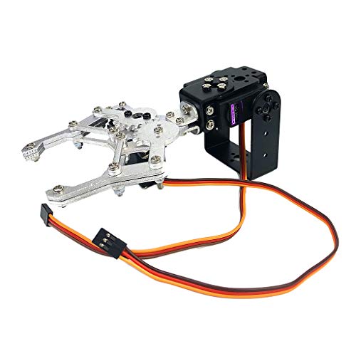 kowaku 2-dof Mechanical Robotic Arm Aluminum Claw Gripper Mounting Kit for