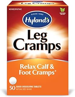 Hyland's Leg Cramps Tablets, Natural Relief of Calf, Leg and Foot Cramp, 50 Count