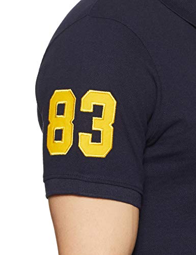 Image of Deniklo Men Cotton Rich Regular Fit Solid Polo T-Shirt | Men's Best T Shirt |Half Sleeves Casual T-Shirt |Classic Plain T-Shirt | Collar T Shirt|Polo T-Shirt for Men (Available in Plus Size)