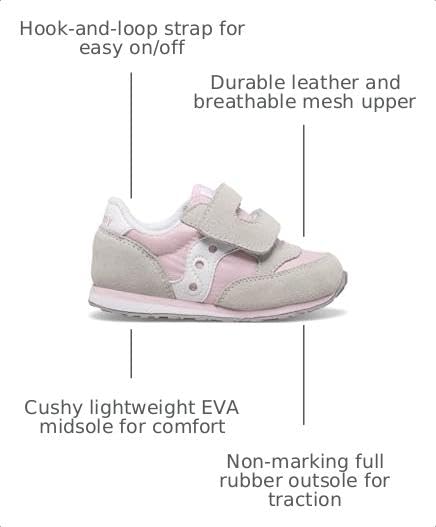 Image of Saucony Unisex-Child Originals Jazz Hook & Loop Sneaker (Toddler /Little Kid)