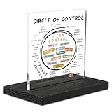 Mental Health Things I Can Control Decor, Psychology Art Decor for Treatment Room Office School Classroom, Art Decorations for Therapist Office Living Room Bedroom Decor Plaque YT251