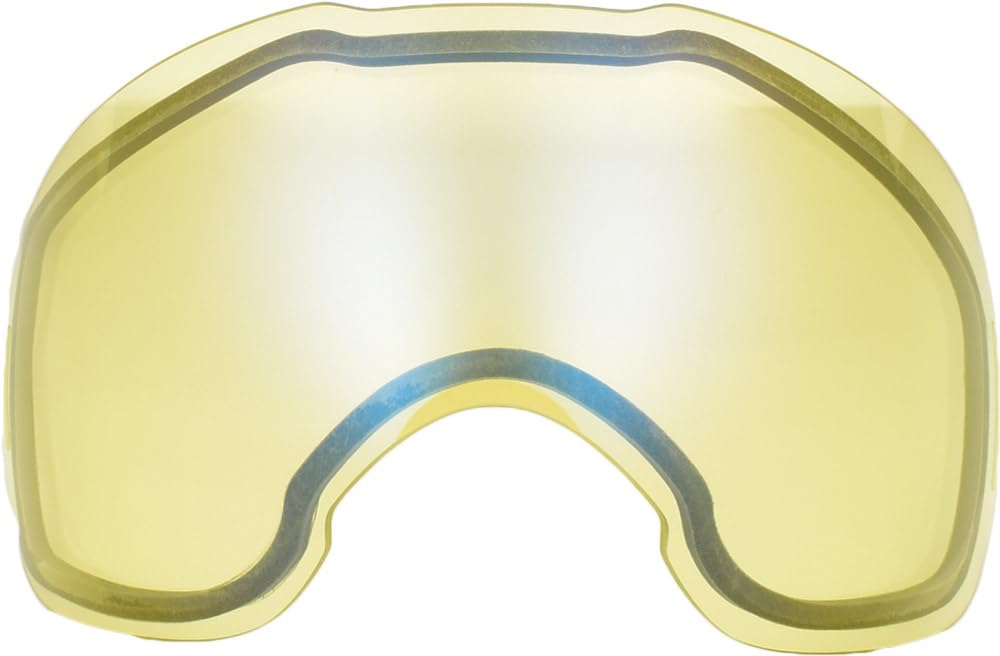 ZERO TECH BASE Outlet Compatible Replacement Lens for Oakley Airbrake XL Snow Goggles Light Yellow Mirror