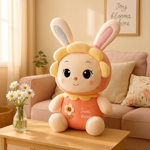 Image of Plush Bunny Rabbit Soft Toy, Pink,30 cm, Stuffed Animal for Kids (Pink)