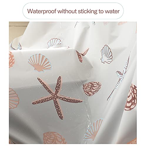 Rideau de douche qui ne colle pas avec son ourlet lesté imperméable 180x240