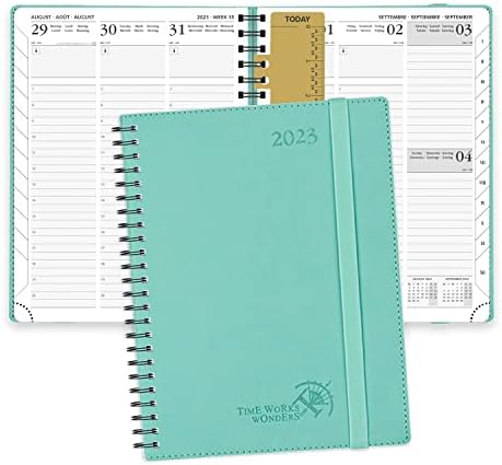 Agenda Settimanale 2025 In Formato A5 Con Copertina Rigida E - Foto 7