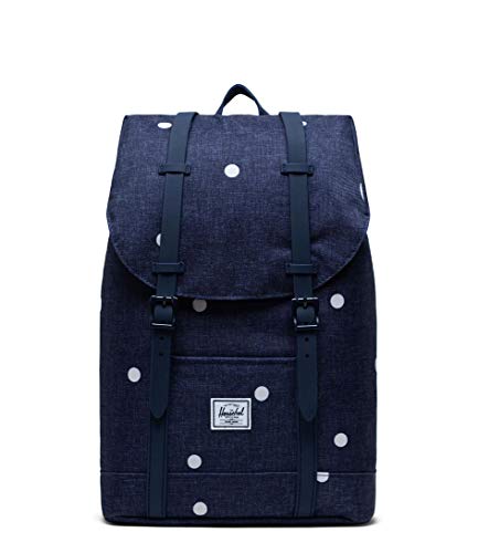 Herschel Supply Co. Retreat: Abrigo de media voluntad  diseño de lunares  talla única