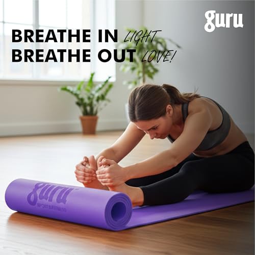 Image of GURU Eva Yoga Mat For Men & Women, Anti Slip Mat for Gym Workout
