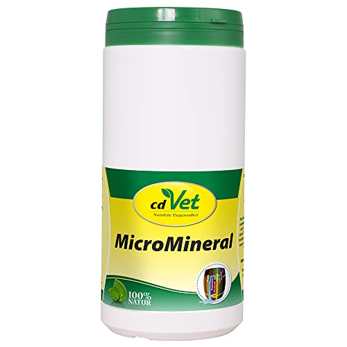 cdVet MicroMineral Hund & Katze 1000g - Nahrungsergänzung für Haustiere mit Mineralstoffen und Spurenelementen wie Magnesium und Calcium sowie Vitaminen