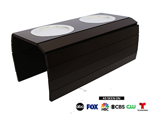 Sofa Couch Arm Tray Table With 2 Cup Holders. Elegant Design. #TOP1