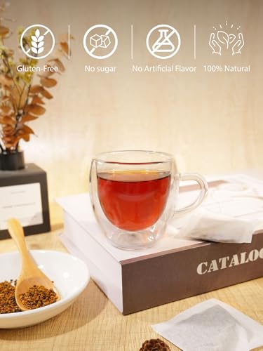Image of TeeLux Chaga Tea Bags, Pure Chaga Mushroom Tea, Caffeine Free, 100 Count | Natural Chaga Herbal Tea with Smooth & Mild Flavor, Hot or Iced