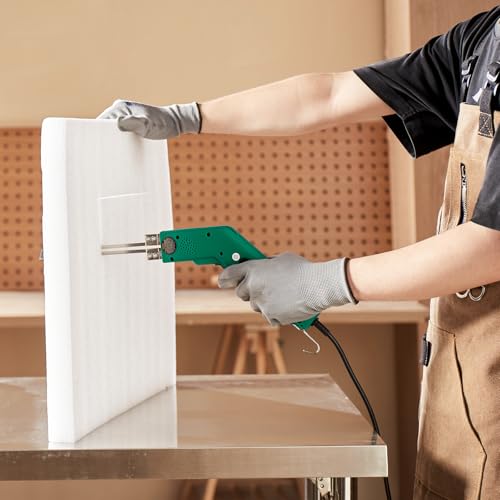 VEVOR Hot Knife Foam Cutter, 200W Electric Foam Cutting Tool, 122℉ - 932℉ Adjustable Styrofoam Cutter with 6" & 8" Cutting Blades for KT Board, Polyethylene, Sponge, Rubber - Tool Box Included - Image 8