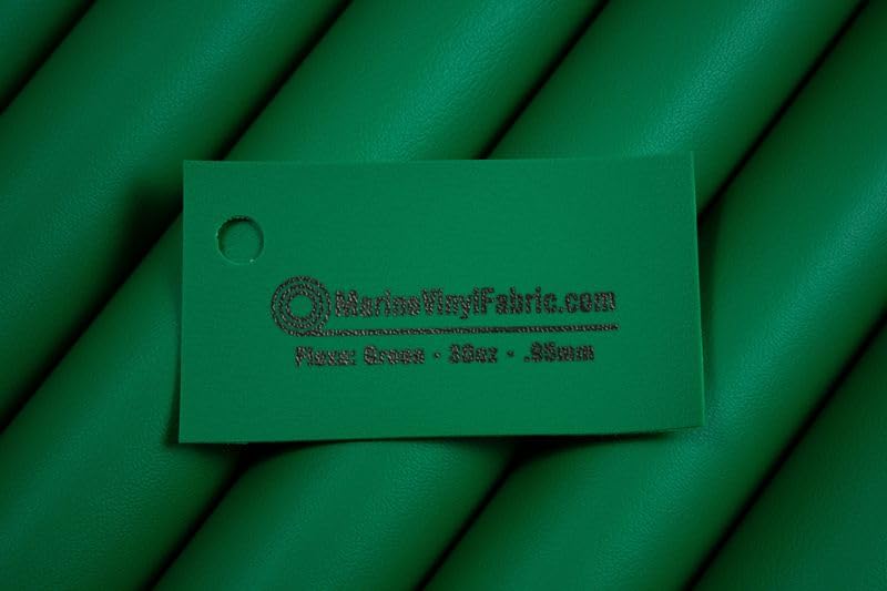 Marine Vinyl Fabric - Green 1 Yard 36