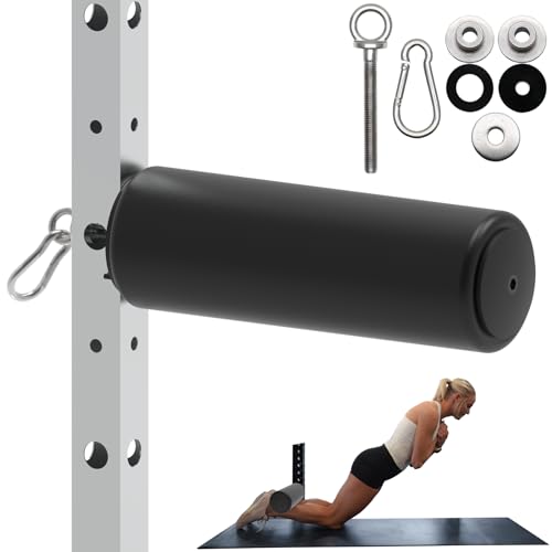 Vatemechie Nordic Hamstring Curl Attachment with Quick-Install, Premium Leather-Wrapped Padding for 2x2, 3x3, 2x3 Power Racks, Home Gym Essential for Split Squats, Sit-Ups & Core Training