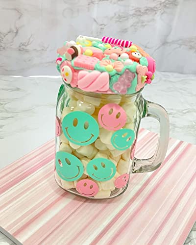 Elegant Pink Glass Candy Jars for Stylish Storage and Decor - Image 3