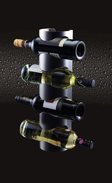 Casier mural en inox range bouteille vertical pour cuisine encombrée - 3