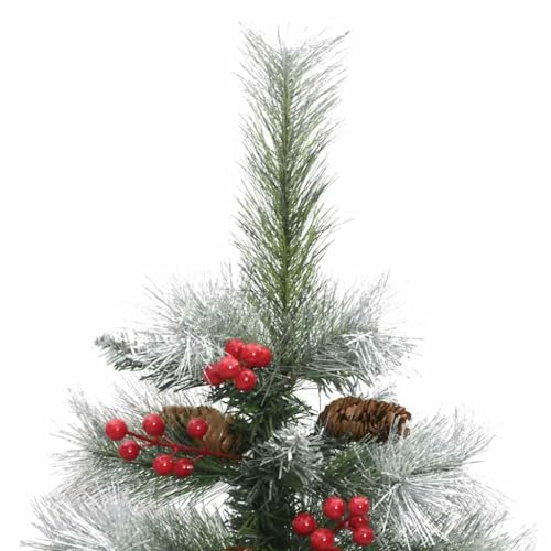 Árbol de Navidad artificial 120 cm GeenYuu listo para armar sin compras extra 4