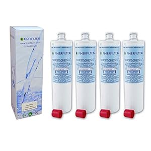 4 x Finerfilters Compatible Abode Water Filter Cartridge (AT2002 Safelock to Fit All Aquifier Taps)