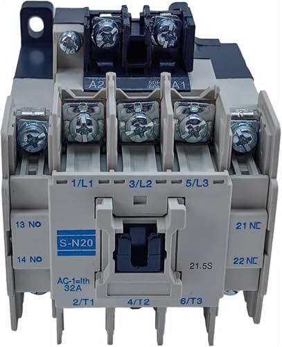 Contacteur AC 3 pôles S-N20 stabilisant le démarreur de moteur industriel contre les surcharges