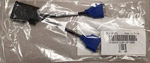 Dell DMS-59 to VGA Splitter For Dual Monitor Setups or as a VGA Adapter Y Cable Cord