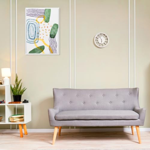 GoldOars 10m x 8mm Zierleisten Selbstklebend Schmale Deckenleisten Stuckleisten Wand Flexible für Fliesen Schrank Spiegel Decke Boden Platte, Helles Weiß