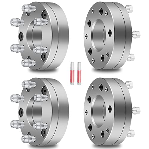 SCITOO 4X 5x5 to 6x5.5 Wheel Spacers Adapters 6 Lug 14x1.5 78.1mm 2" fits for 1979-1986 for C1500 1999-2014 for Grand for Cherokee 1975-1986 for C10