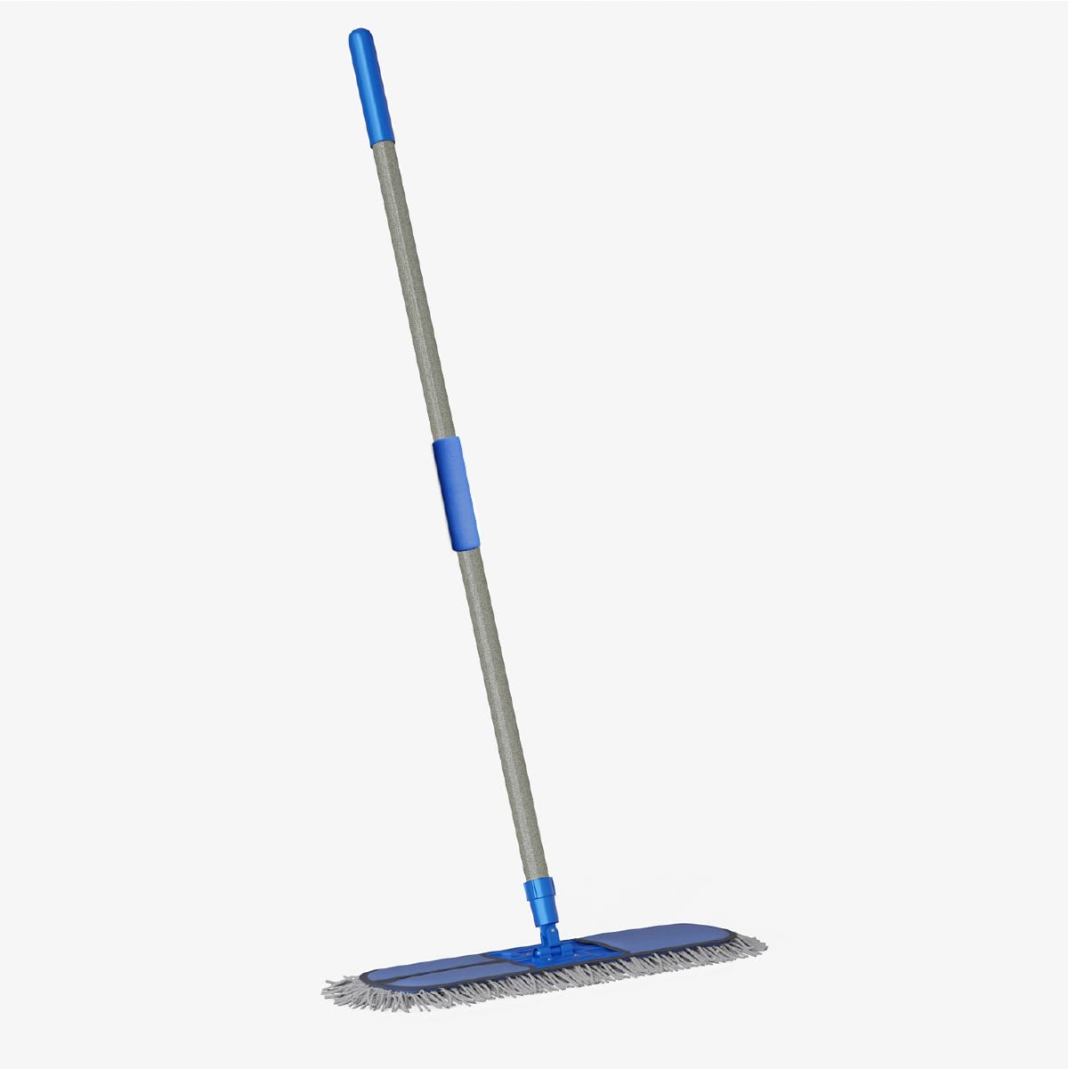 lifelong wet and dry microfiber floor mop | stainless steel handle with 360° rotating head | reusable washable mop pad | lightweight & adjustable design for home, kitchen use on tile, marble