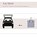 PawHut Hundetasche Auto Hundebox Transportbox Tragetasche Autositz Katze, 41 x 34 x 30 cm, Oxford Gewebe grau