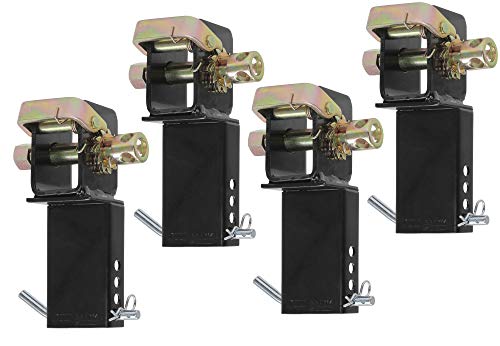 Mytee Products Stake Pocket 2" Heavy Duty Tow Dolly Winch Flatbed Lashing Utility (4 Pack)