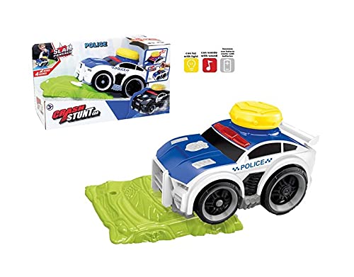 Auto polizia con luce e suono