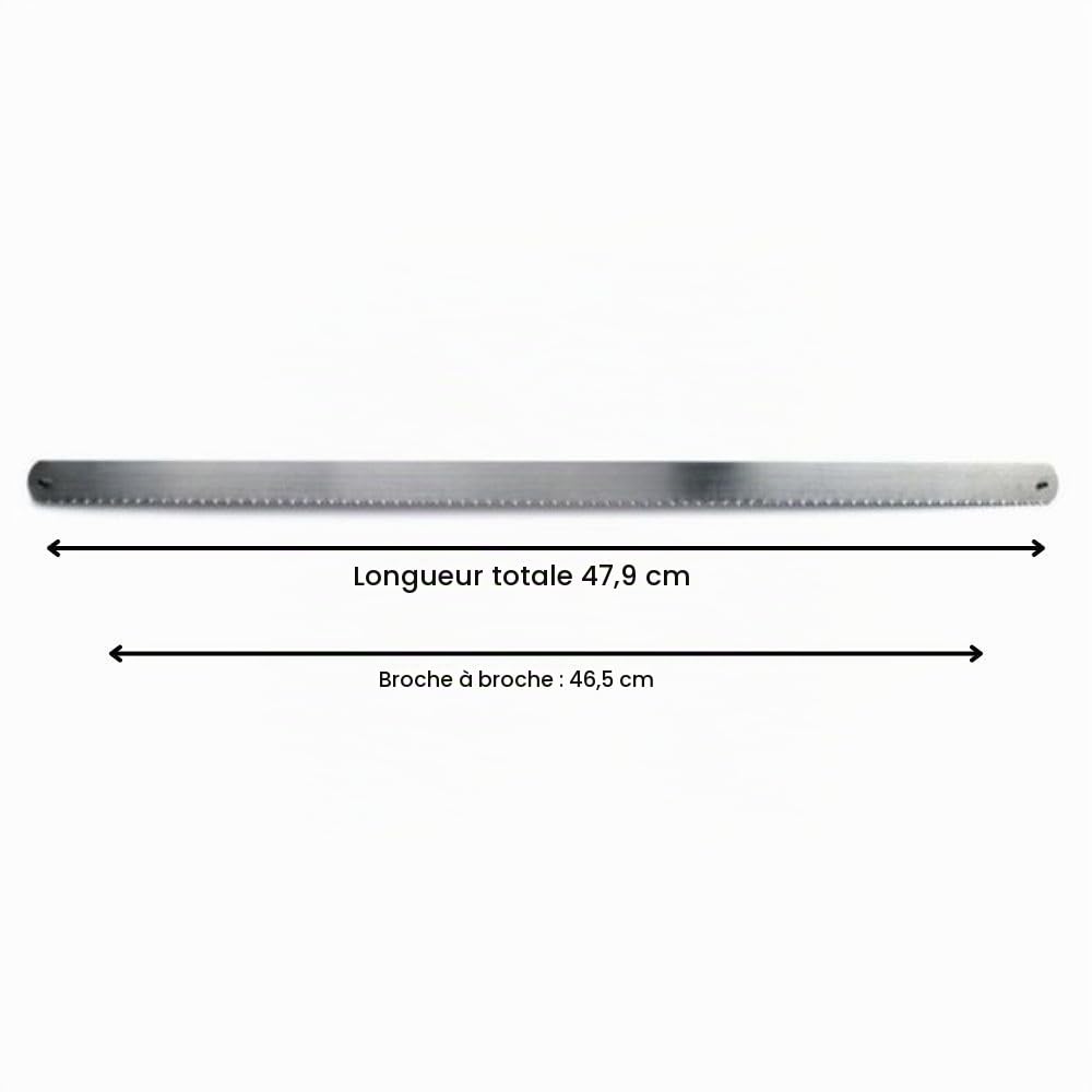 Sanelli Lame de scie de rechange en acier inoxydable 45 cm