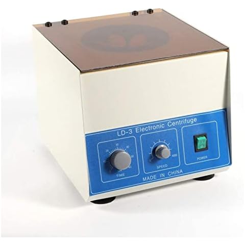 Wzglod Electric Lab Centrifuge Machine, Desktop Laboratory Centrifuge, 6 Tubes X 50Ml, Low Speed,4000 RPM, W/Timer And Speed Control Cover