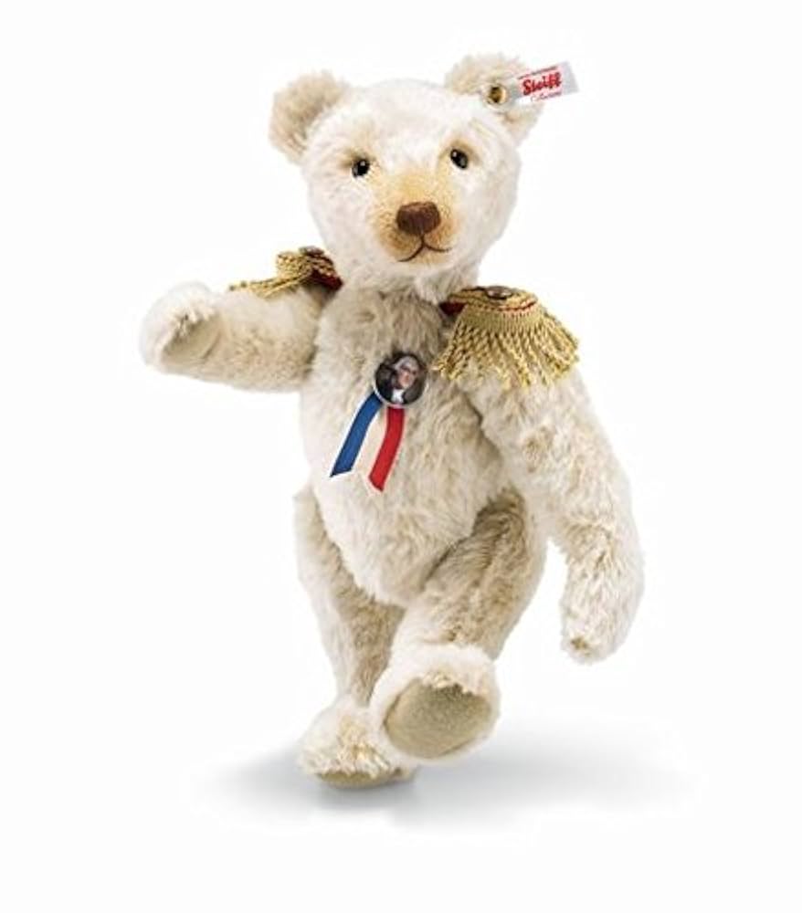 Amazon.com: Steiff Great American Teddy George W : Toys & Games
