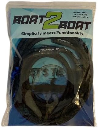 Let's Tie Up Premium Boat Bungee Docking Line | 4 Pack | (2) 16 Inch, (2) 24 Inch Bungees | Durable, Shock Load Eliminating, Adjustable | Multicolor