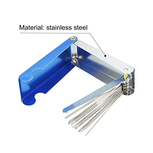 PATIKIL Guitar Nut Slotting File Saw Rods Filing Set Replacement Tool Tip Cleaner Files Bridge Slot Filing Stainless Steel for Guitar Bass - Image 3