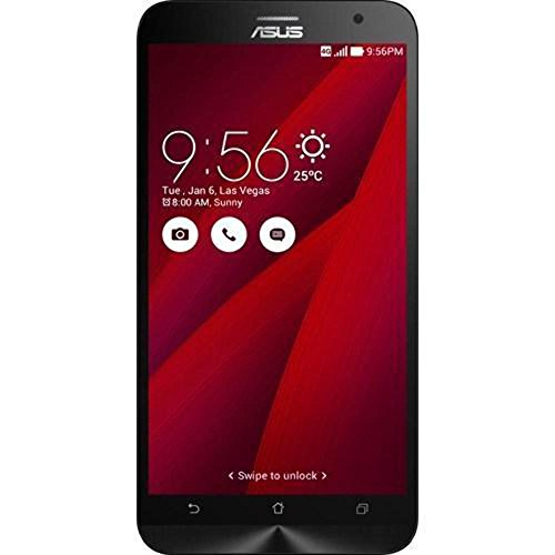 ASUS ZenFone 2 ZE551ML 2GB RAM / 32GB ROM 5.5-inch 13MP 4G LTE Dual SIM FACTORY UNLOCKED - International Stock No Warranty (GLAMOR RED)