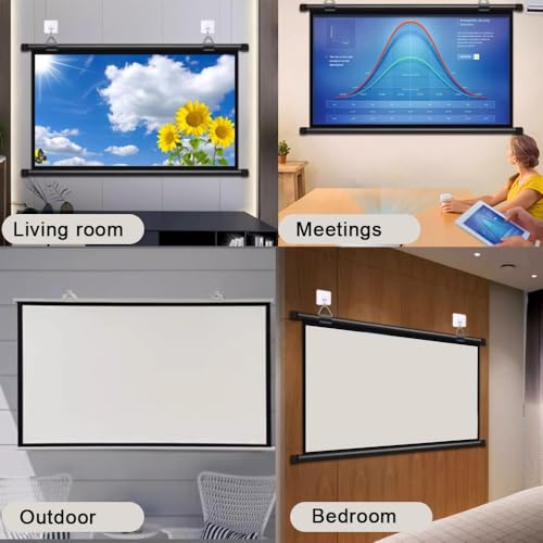 Pantalla Manual de Proyector 72" 4:3 miniatura 3