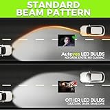 Autoyes H7 LED Headlight Bulb, 30000LM White H7 Headlight Bulb Canbus Error Free, 900% Brighter 1:1 Size 6500K Car h7 LED, Plug and Play led Bulb, Pack of 2 - Image 5