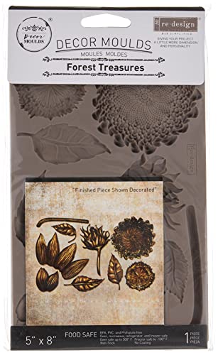PRIMA MARKETING INC 655350641061 Redesign Mould 5X8 TRE, Forest Treasures, Forest Treasures - 5" x 8" - Image 2