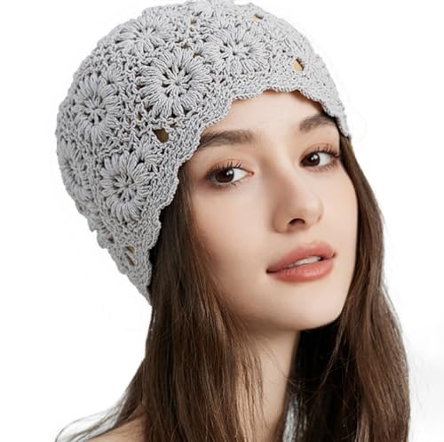 Hshsclth 100% Cotton Crochet Beanie Hat Handmade...