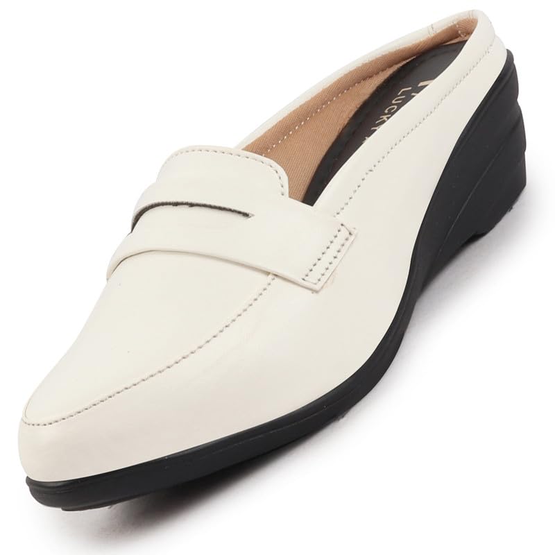FAUSTO FST FJDWC-7023 WHITE-39 Womens White Formal Back Open Platform Wedge Heel Slip On Loafer Shoes (6 UK) (B0CYHDQ2R7) Amazon Price History, Amazon Price Tracker