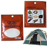 Holdes Kit de reparación de parches de cama de aire, kit de parches multiusos impermeable, kit de reparación resistente a la intemperie para casas de rebote, flotadores de piscina, colchones de aire