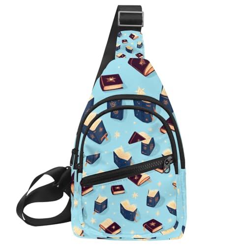 Sac à dos à bandoulière Magic Books idéal pour voyage et randonnée en pleine nature