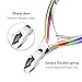 Cuticle Trimmer Cuticle Remover with Cuticle Pusher, XUNXMAS Professional Stainless Steel Durable Pedicure Manicure Tools Cutter Nipper Scissor Clipper for Fingernails and Toenails Dead Skin
