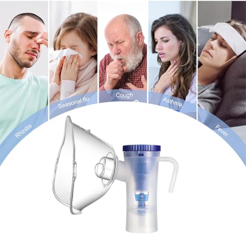 Zubehör für Inhaliergerät für Erwachsene Vernebler Luftschlauch Mundstück Filter Verneblerzubehör 3 Sets