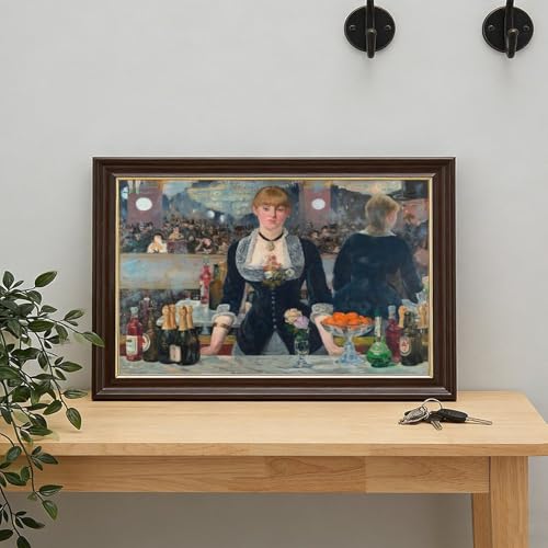 Impression sur toile Folies Bergere Manet tableau petit mur - 7