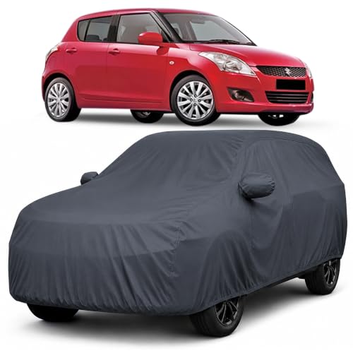 Image of Autofact Premium Car Cover for Swift 2012-2016 | All Weather Waterproof Full Body Car Cover | Light-Weight Triple-Stitched Outdoor Shield with UV Protection, Dustproof & Heat-Resistant